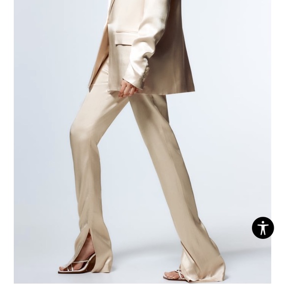 Zara Satin Pants - Picture 5 of 8